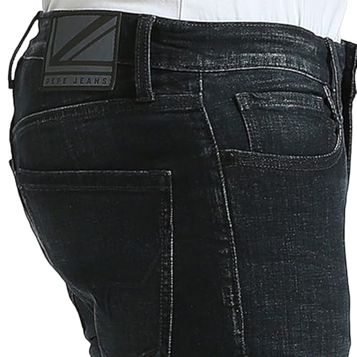 Pepe Jeans Men's Skinny Jeans (PM208047R193_Black Blue CAST