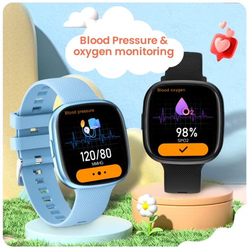 Turet Gravel Smartwatch for Kids - Aluminium Body, HD Screen, in-Built Games, Motion Mode, IP68 Waterproof, Activity Tracker, Multiple Dials, Heart Rate, SpO2 & Sleep Monitoring (Black)