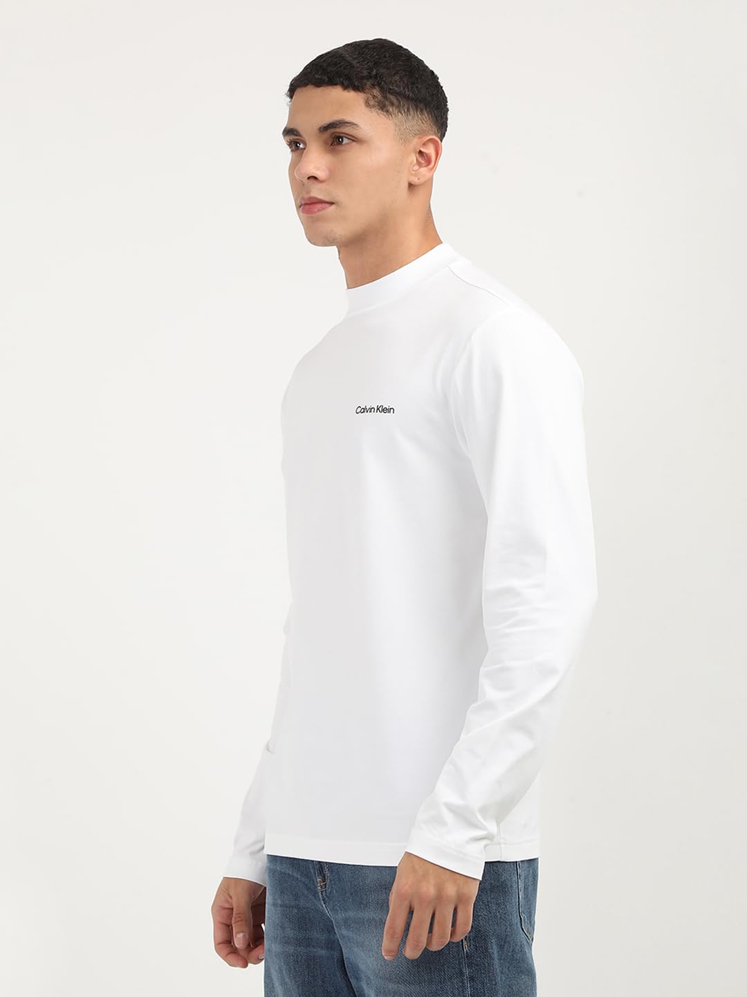 Calvin Klein Jeans Department58 Regular Fit T Shirt (K10K110179YAF_Bright White L)