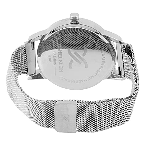 Daniel Klein Analog Silver Dial Men's Watch-DK12105-1