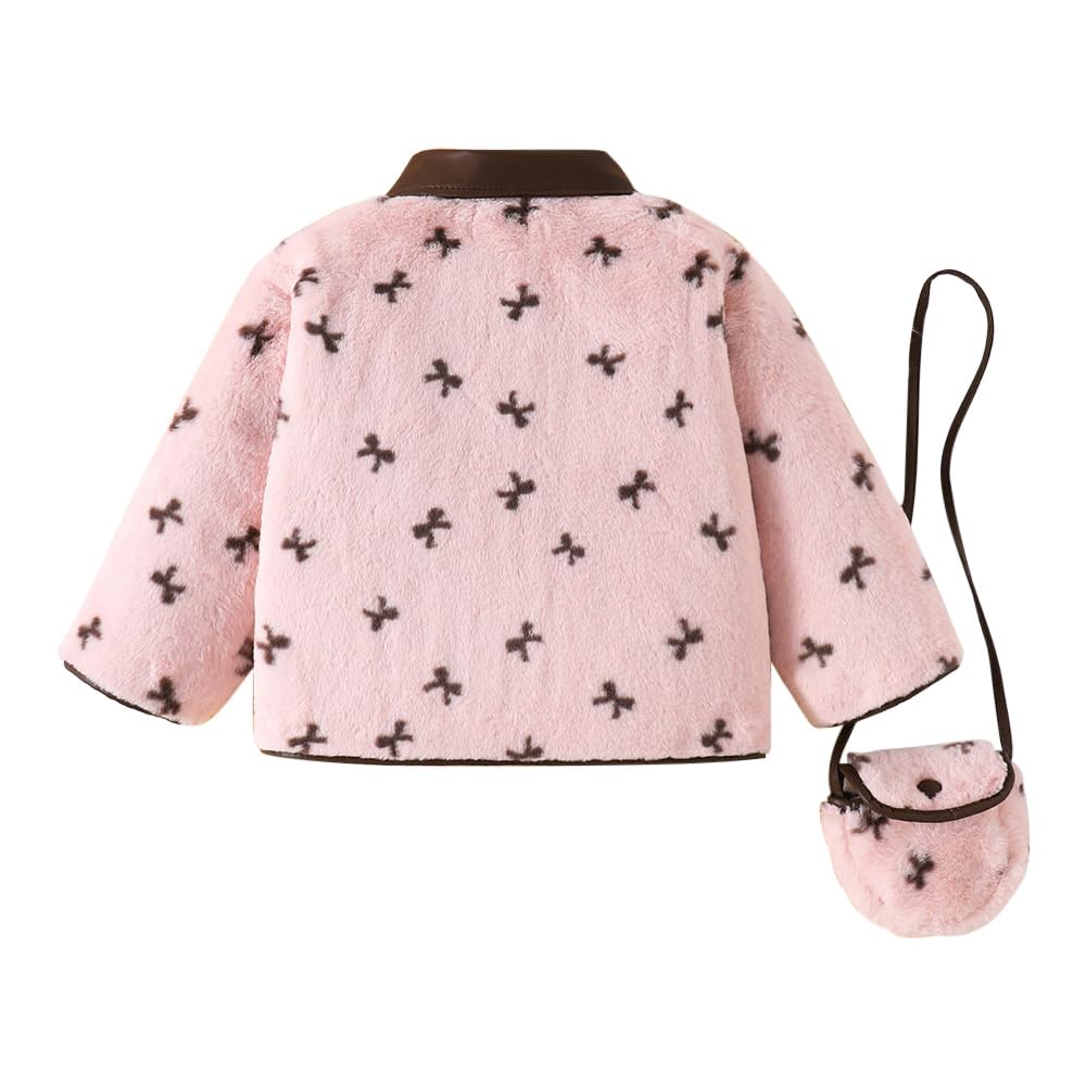 Hopscotch Girls Polyester Waist Length Jackets in Pink Color For Ages (5-6 Years)