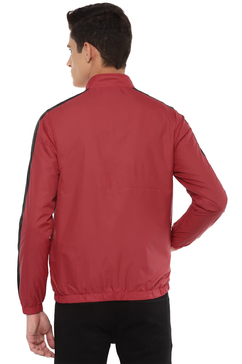 Van Heusen Men's Car Coat (VAJKBBOB370370_Maroon_M)