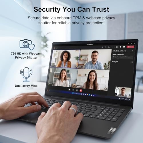Lenovo V15 Gen 5 15.6" Business & Student Laptop, 16GB DDR5 RAM, 512GB SSD