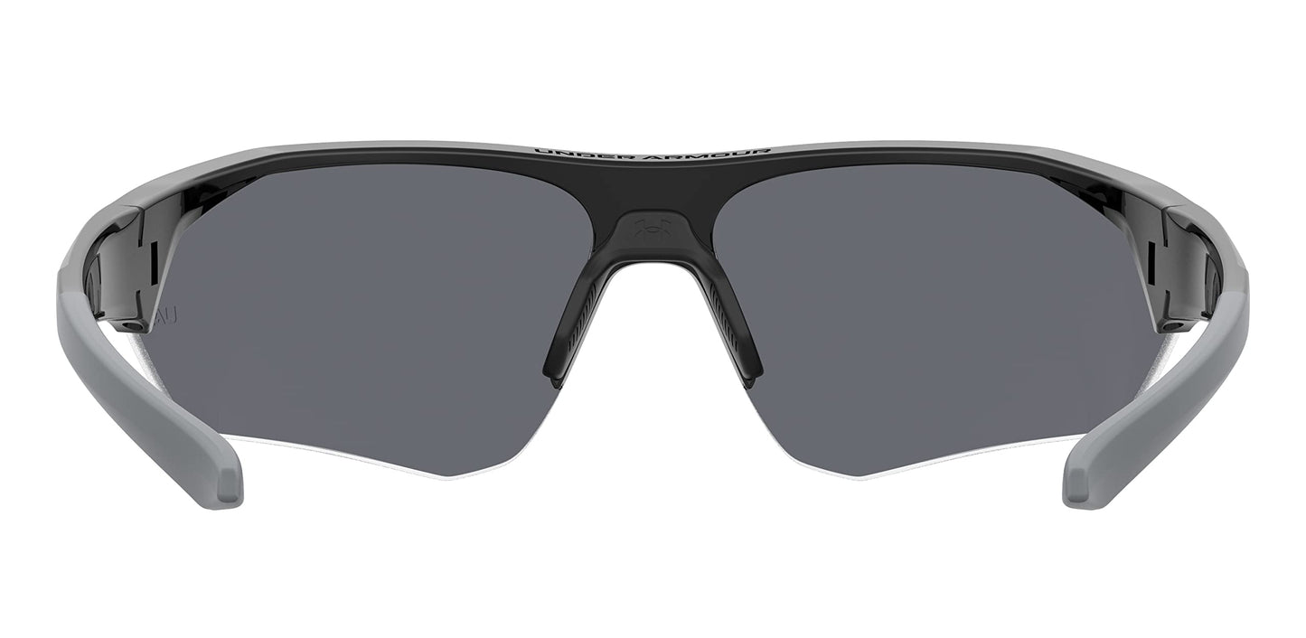 Under Armour Non-Polarized Rectangular Unisex's Sunglasses-(UA 7000/S 08A 69T4| Black color