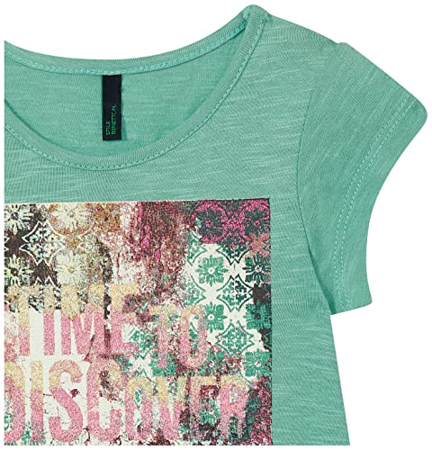 United Colors of Benetton Baby Girl's Plain Regular fit Polo (17P3Z01C1302G2D20Y_Grey 0Y)