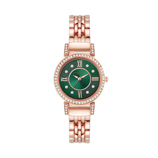 Anne Klein New York Analog Green Dial Women's Watch-AK3908GNRG