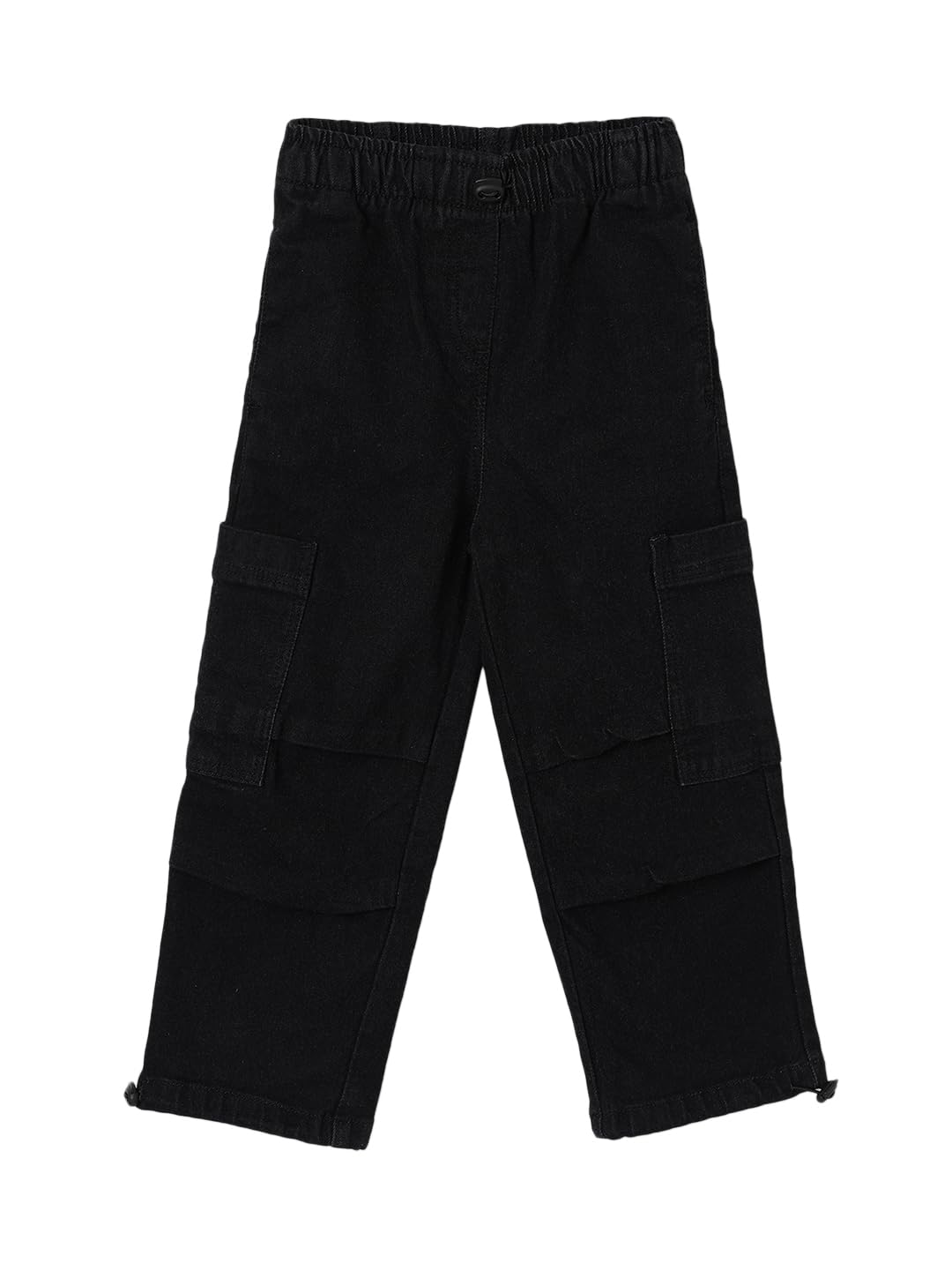 Max Girl's Regular Jeans (P24CFD02B_Black