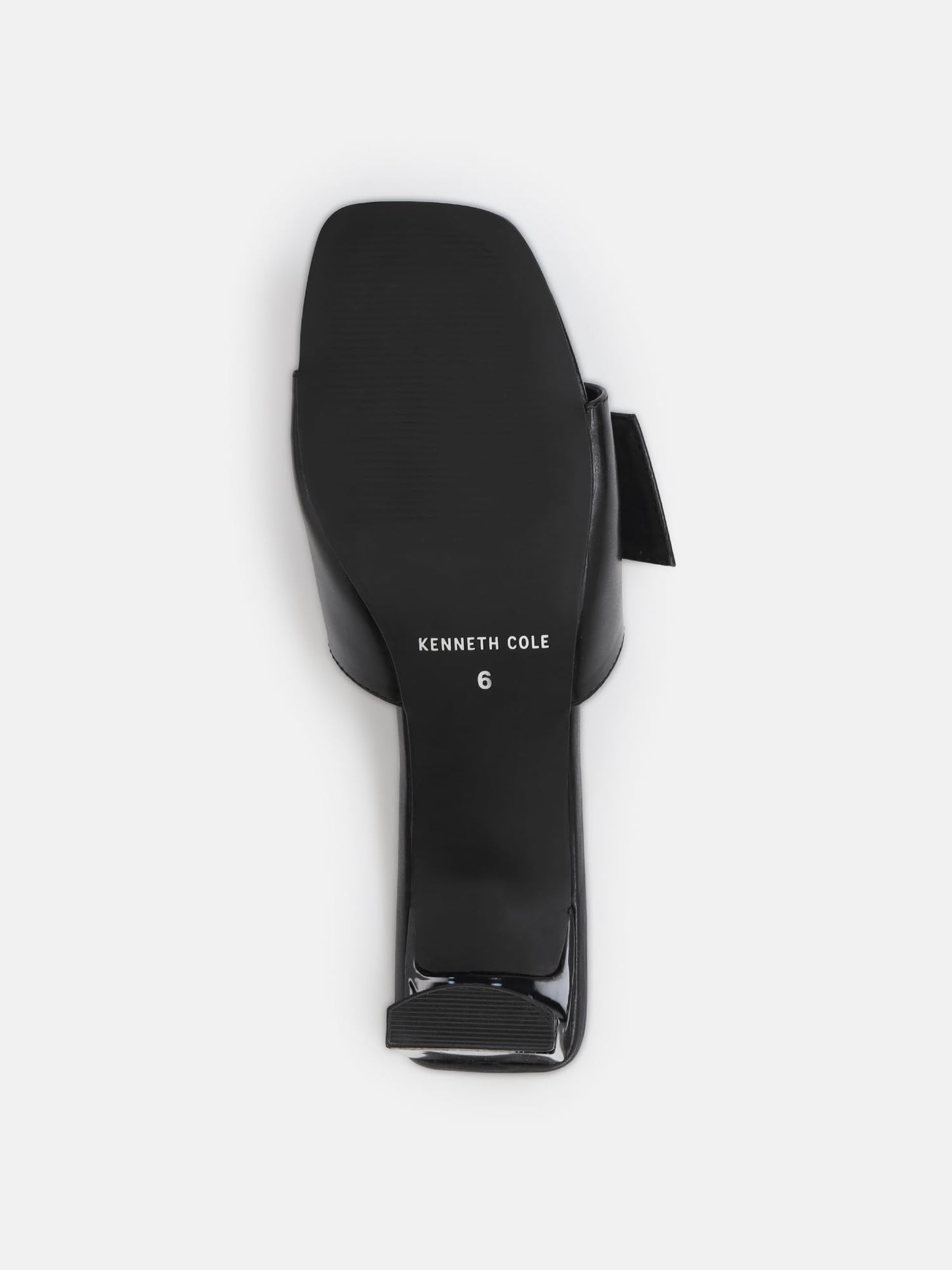 KENNETH COLE Women's Block Heeled Mule Sandal | Synthetic | Buckle Detail, Open Toe