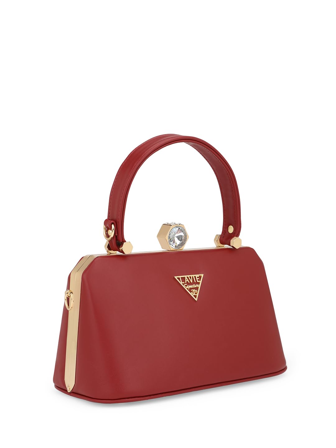 Lavie Signature Women's Gaum Frame Satchel Handbag for Women | Satchel Bag for Work | Ladies purse | Stylish Shoulder Bag | Gift For Women