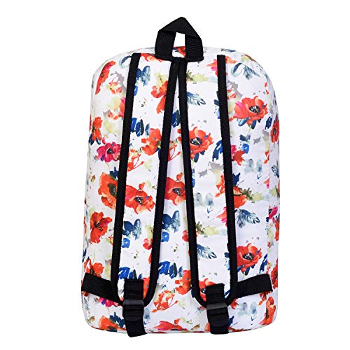 Lino Perros Women Multi Colored Floral Print Backpack