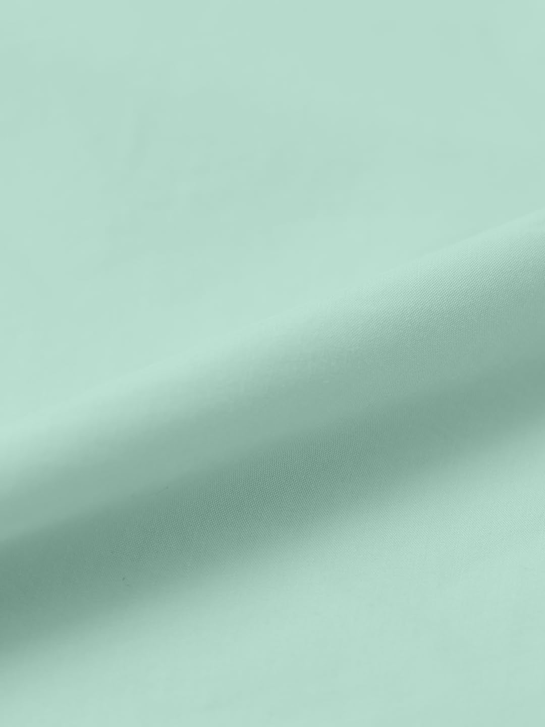 The Souled Store Easy Solids: Spearmint Women and Girls Full Length Spread Collar Mint Green Solid Cotton Blend Relaxed Fit Metal Ring Detail Wrinkle-Resistant Lightweight Everyday Shirt