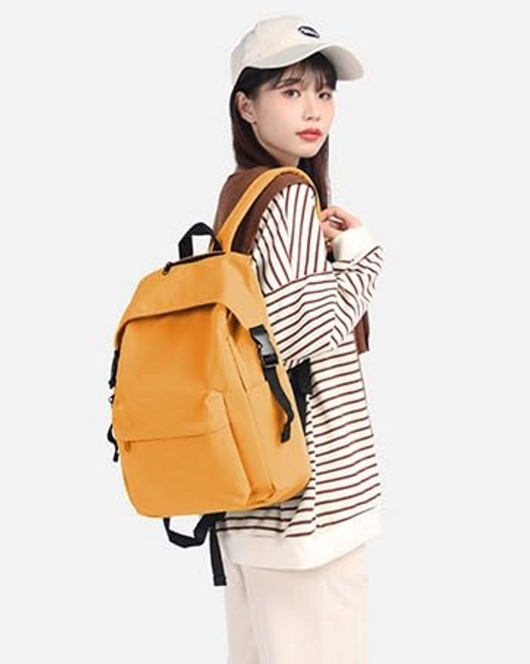 MUCHOVA Stylish Backpack Purse For Girl - Casual Travel Bag - Daily Use - Pink