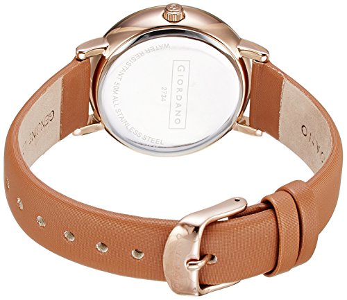 Giordano Analog Rose Gold Dial Women's Watch - 2734-03