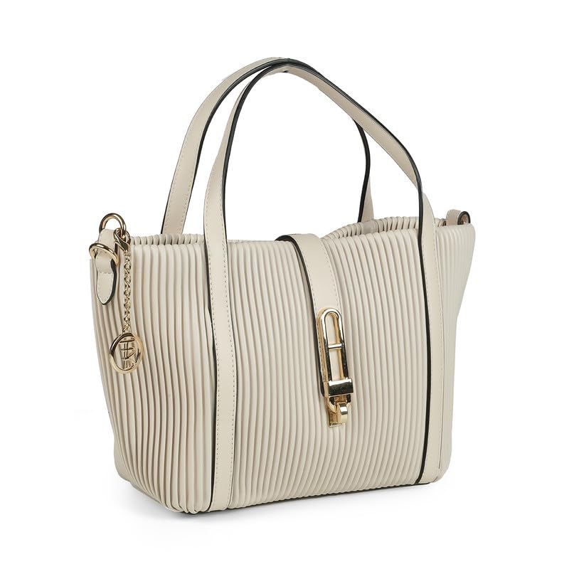tresmode CORFU Beige Women's Vegan Leather Handbag