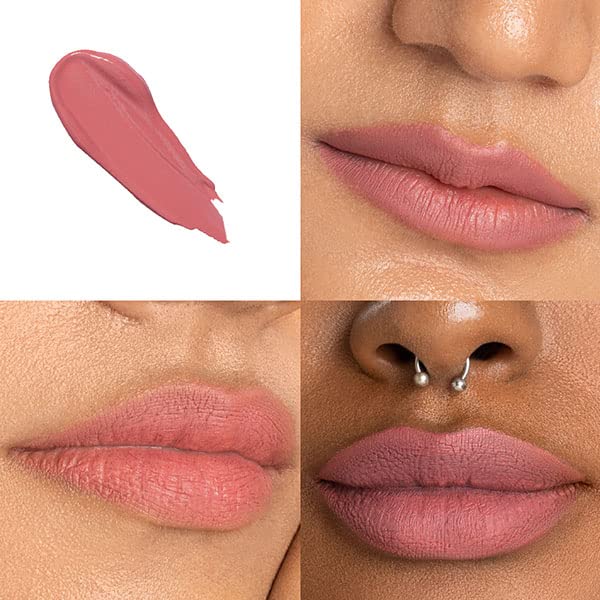 LoveChild Masaba Meetha Jaljeera Lush-Matte Mauve Pink Lip Creme, 3ml
