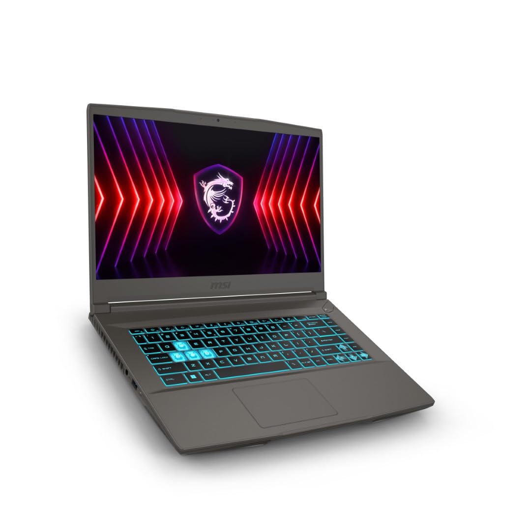 MSI Thin 15, Intel 13th Gen. i5-13420H, 40CM FHD 144Hz Gaming Laptop (16GB/512GB NVMe SSD/Windows 11 Home/NVIDIA GeForce RTX 3050, GDDR6 4GB/Cosmos Gray/1.86Kg) B13UC-125IN