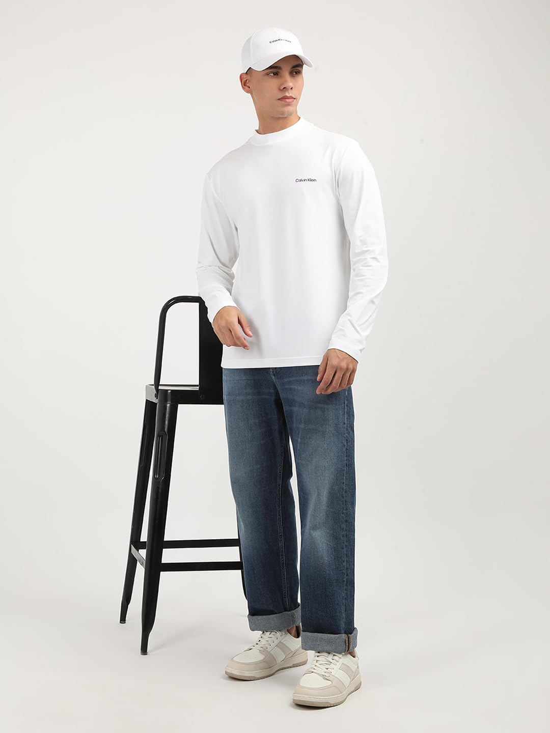 Calvin Klein Jeans Department58 Regular Fit T Shirt (K10K110179YAF_Bright White L)