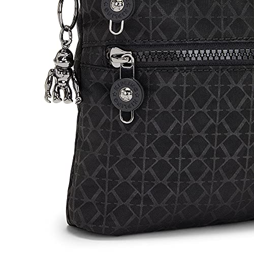 Kipling Womenââ‚¬â„¢s Alvar Crossbody, Super Light, Durable Messenger, Nylon Shoulder Bag, Signature Emb