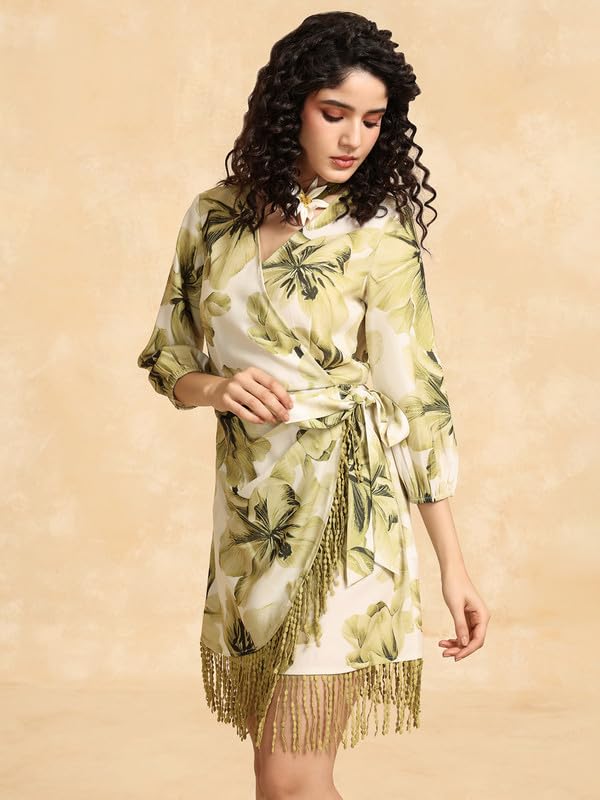 Kazo Edna Mini Dress Green