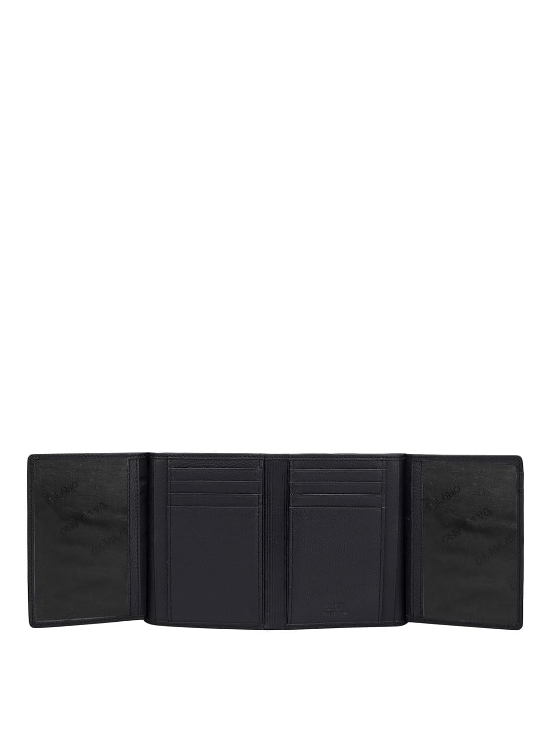 Da Milano Genuine Leather Black Bifold Mens Wallet (10549OL)