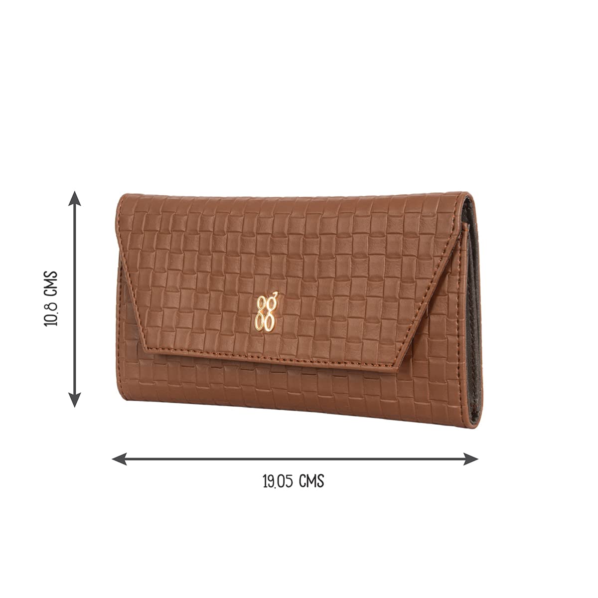 Baggit Women Brown Wallet Large Size | Ladies Stylish Purse Bag | Credit Card Money Holder