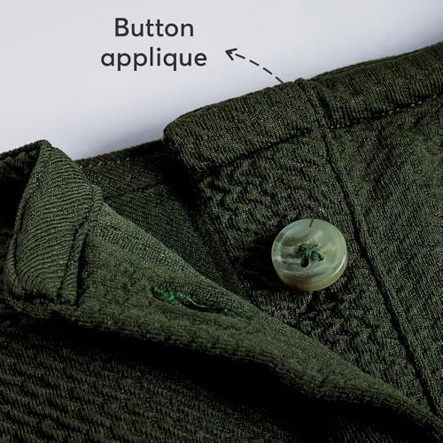 Hopscotch Girls Green Sleeveless Textured Pinafore Dress with Blouse for Age (2-3 Years)