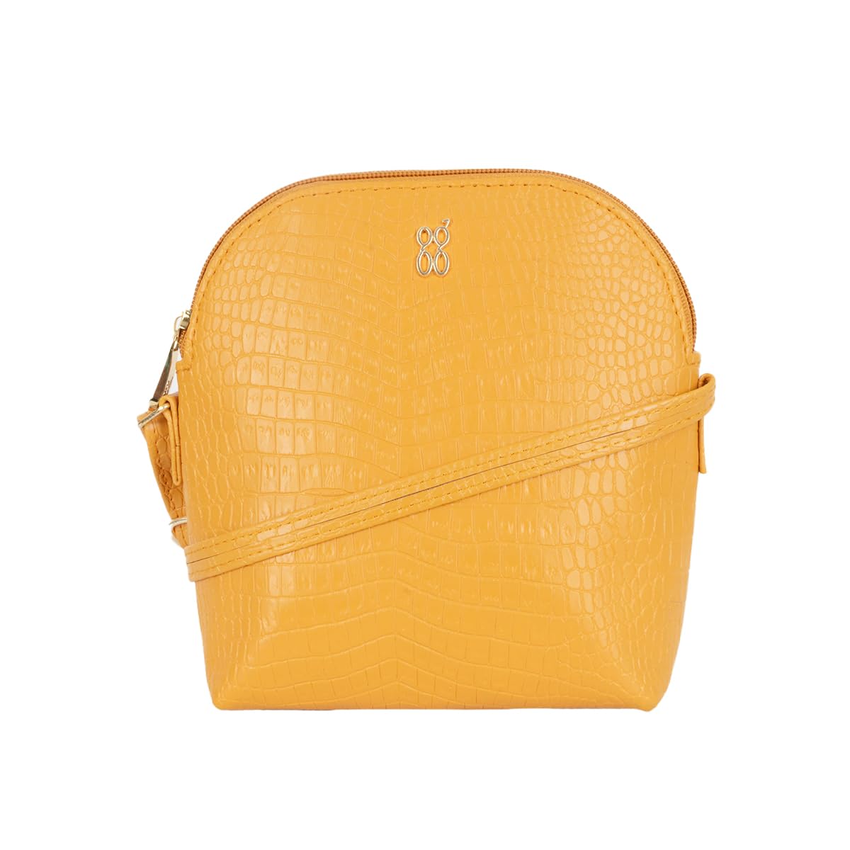 Baggit Women Yellow Bowling Sling Bag Xxs Size | Ladies Stylish Casual Cross Body Purse Handbag