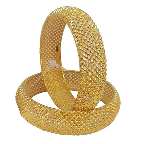 VIVASTRI''S Premium & Traditional 1Gram Gold Plated Bangle for Women and Girl-VIVA1023BG-2.6