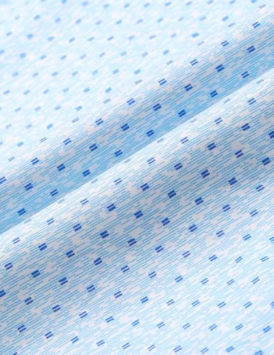 Arrow Men's Printed Regular Fit Polo Shirt (ARAJTS3861_Aqua