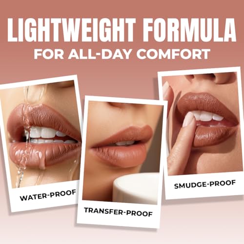 L.A. Girl Lip Haze Soft Matte Liquid Lipstick(Flirty), 3ml – Lightweight, Long-Lasting & Non-Drying Formula | Velvet Finish Multipurpose Lip & Cheek Tint for Indian Skin Tones