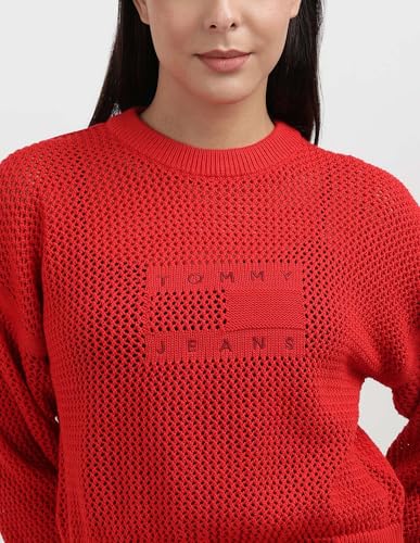 Tommy Hilfiger Womens Red Color Sweater S