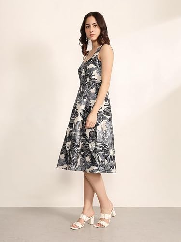 Kazo Clementine Midi Dress (Blue M)