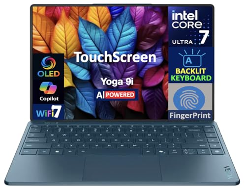 Lenovo Yoga AI Powered Laptop 14.0" Touchscreen OLED 4K Display (Intel Ultra 7-258V, 32GB LPDDR5X, 1TB M.2 PCIe SSD, Intel Arc 140V, Backlit KB, Fingerprint, Win 11 Pro) w/DKZ USB Port Expander