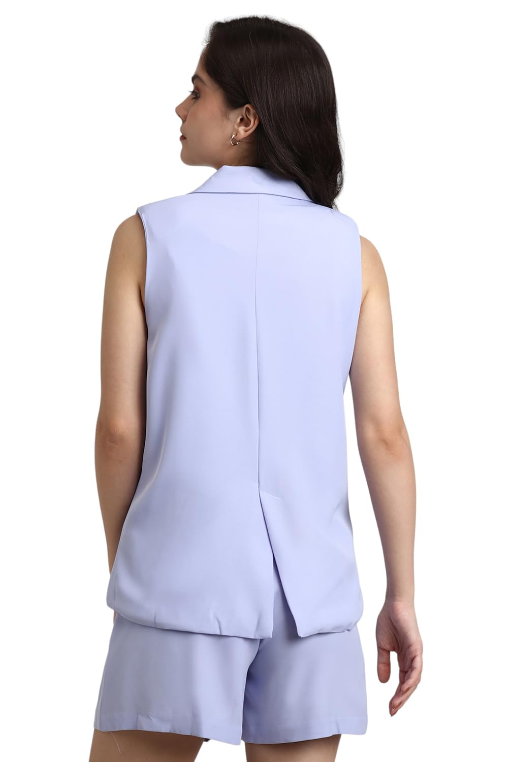 FOREVER 21 Women's A-Line Coat (FWA24CCJF0027_Lilac