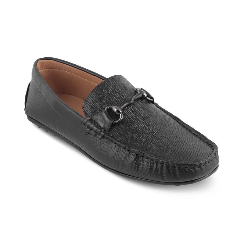 tresmode 240-MILLS Black Loafers for Mens EU/41, UK/7