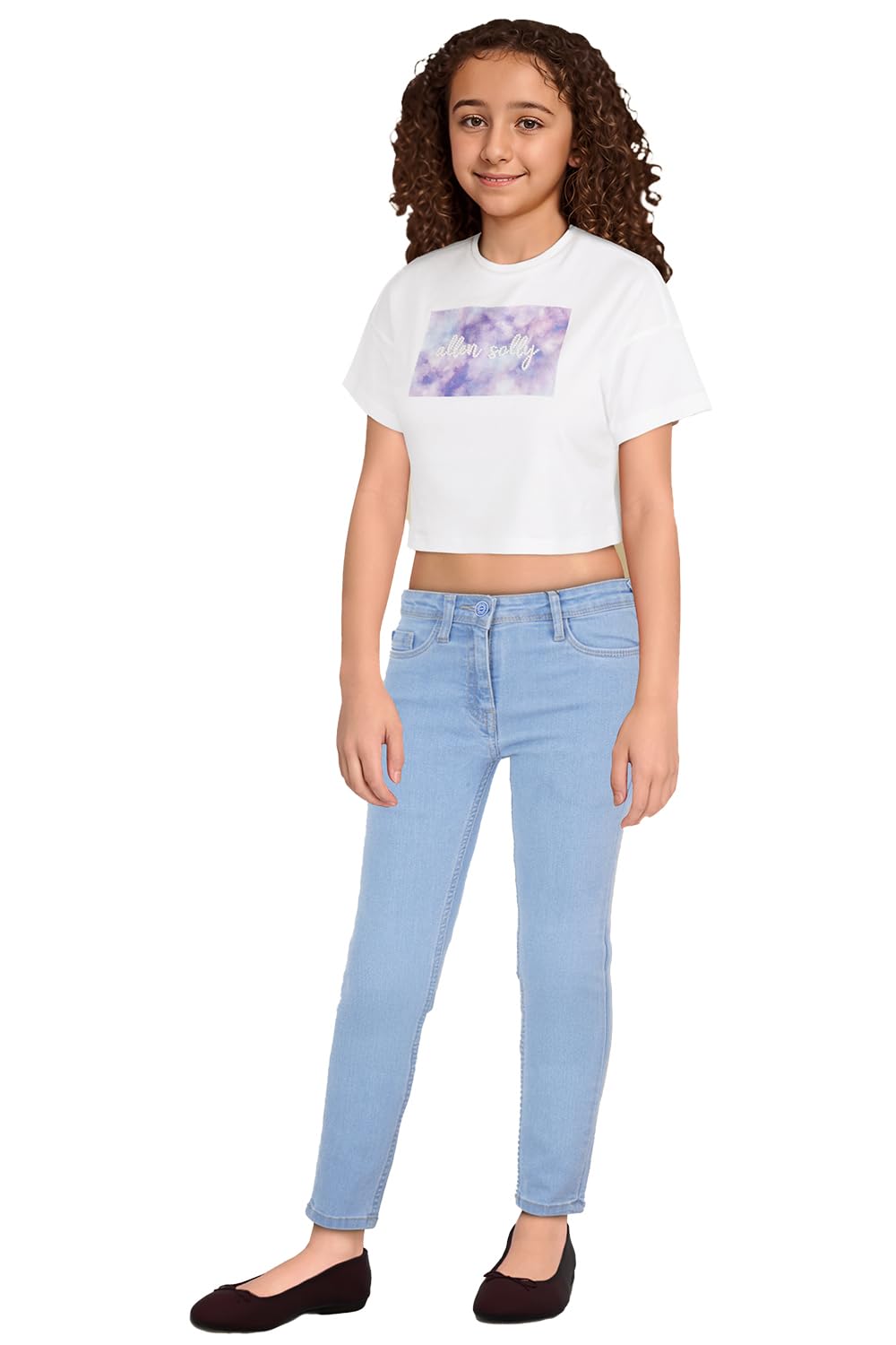 Allen Solly Girls Jeans ICE Blue