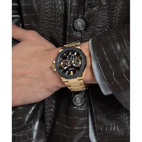 GUESS Indy Black Round Dial Analog Men's Watch - GW0636G2