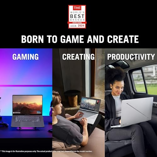 ASUS ROG Zephyrus G16 (2026),Intel Core Ultra 7 255H, RTX 5070-8GB, 32GB RAM, 1TB SSD, 2.5k FHD+,16"(40 cm), Win 11,M365 Basic(1 Year),Office 2024, Eclipse Gray, 1.85 Kg, GU605CP-QR117WS,Gaming Laptop