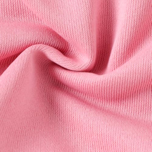 Hopscotch Girls Full Sleeves Pink 2-Pc Bow Applique Sweatshirt & Pants For Ages (2-3 Years)