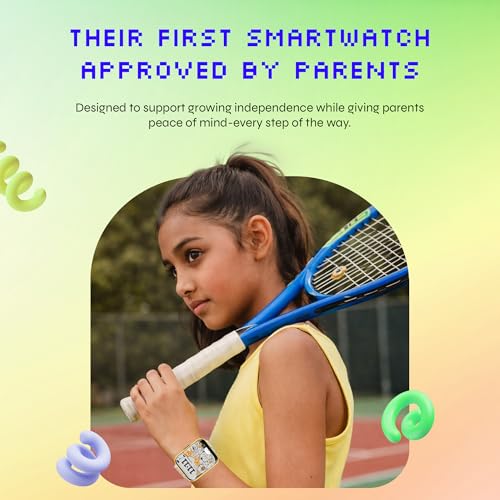 WatchOut Champion Smart Watch for Kids with Habit Builder & Health Tracking | Curved Smartwatch with Waterproof | Activity Tracker for Children | School-Safe Smart Watch for Boys & Girls Ages 3–17
