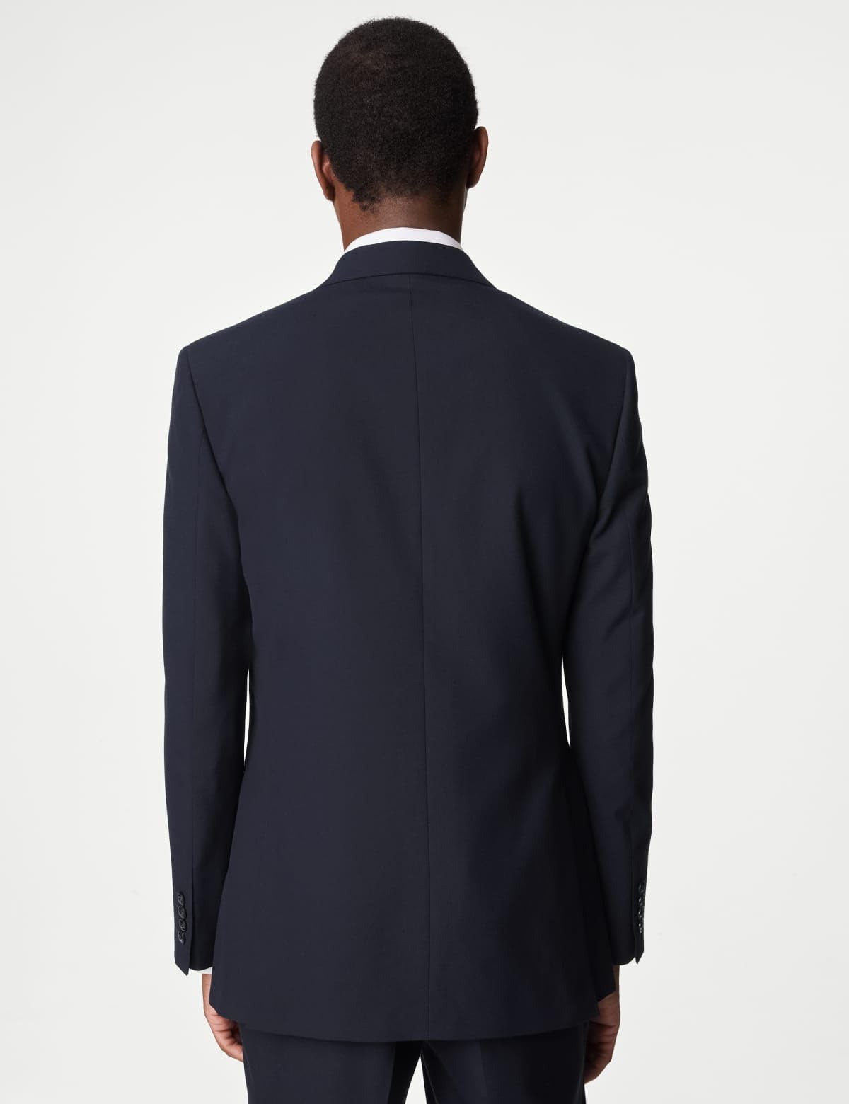 Marks & Spencer Men's A-Line Coat (T15/0907F_Navy