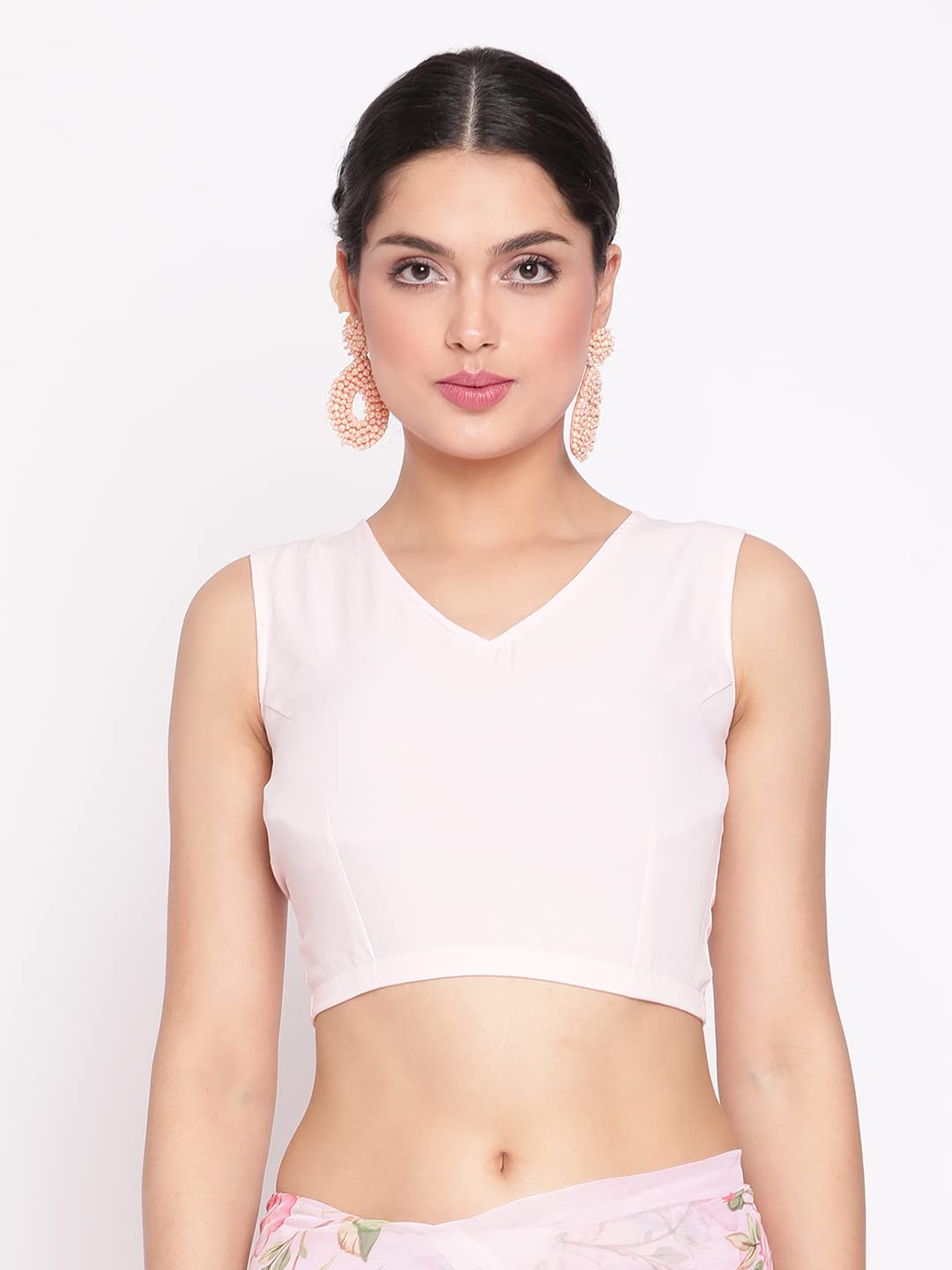 Ahalyaa Women's Baby Pink Colour Chiffon Digital Print Saree (AHSRBL-UN-2)