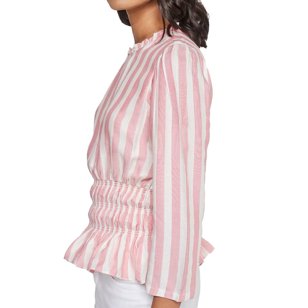 AND Women's Regular Shirt (SS22AS070TY08_Pink 16)