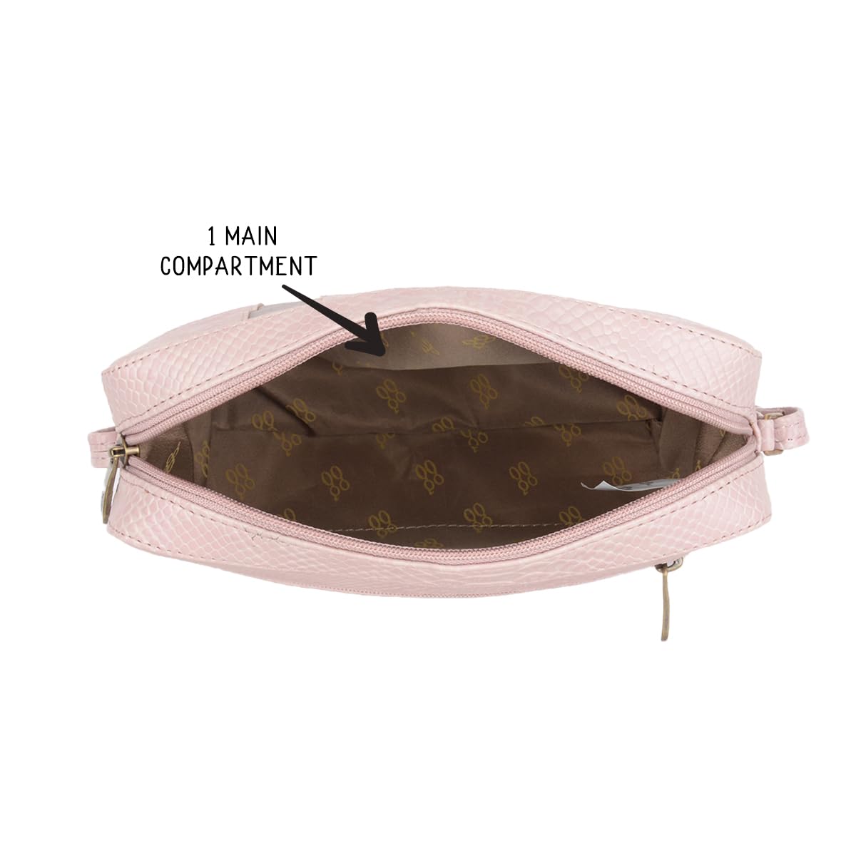 Baggit Women Purple Saddel Sling Bag Xs Size | Ladies Stylish Casual Cross Body Purse Handbag