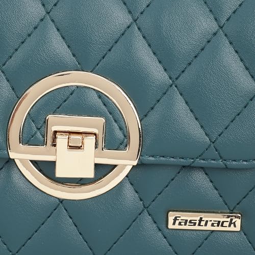 Fastrack Quilted Sling Bag for Womens, Ladies and Girls | Stylish and Trendy Handbag | Made Up of Premium Quilted PU Leather