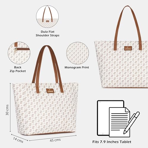 Lavie Women's Malgana Tote Handbag | Tote Bag For Work | Ladies Purse | Stylish Shoulder Bag | Gift for Women