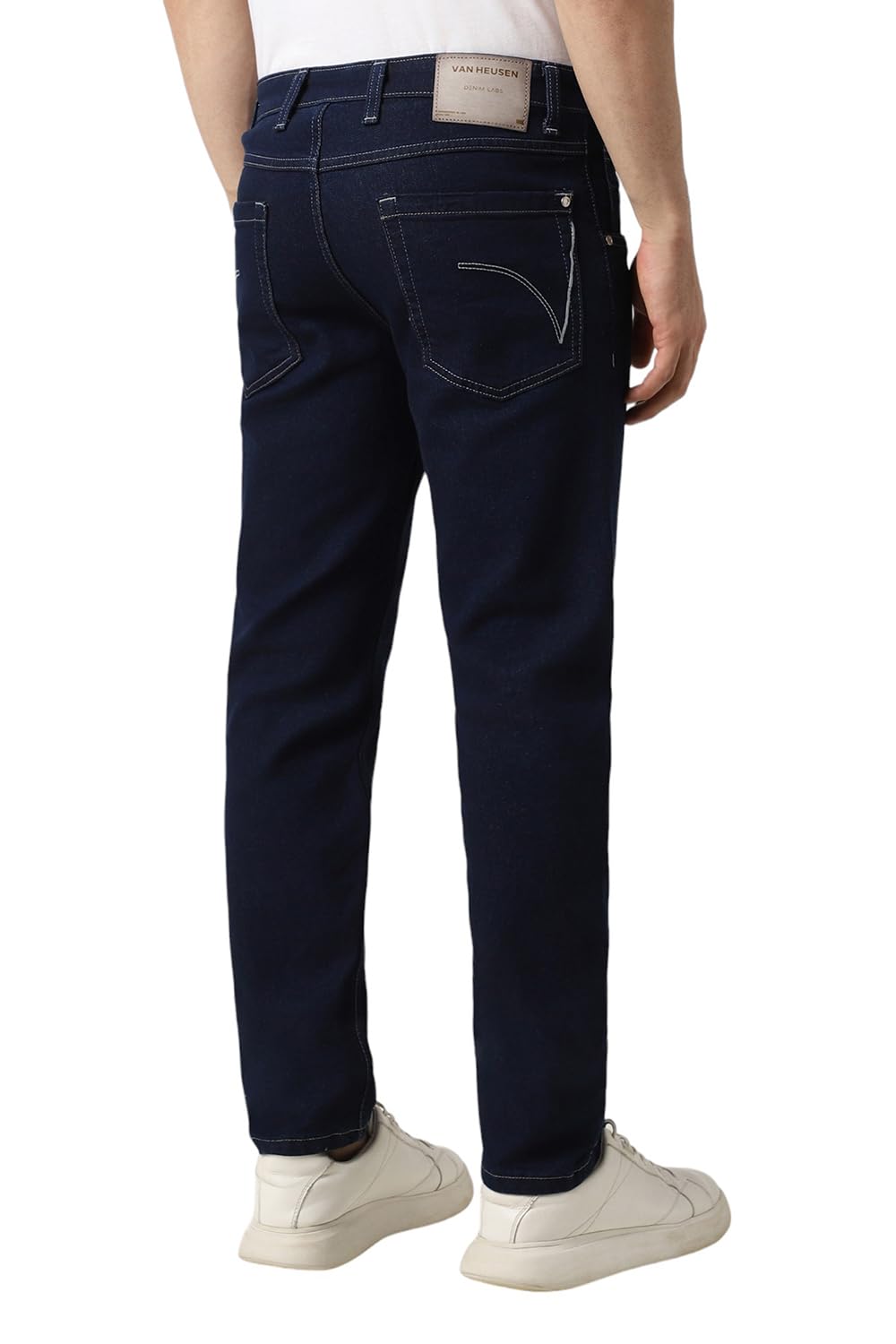 Van Heusen Men's Slim Jeans (VXDNCPOFF74702_Navy