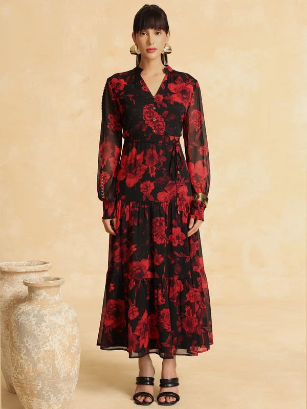 Kazo Melissa Maxi Dress Red
