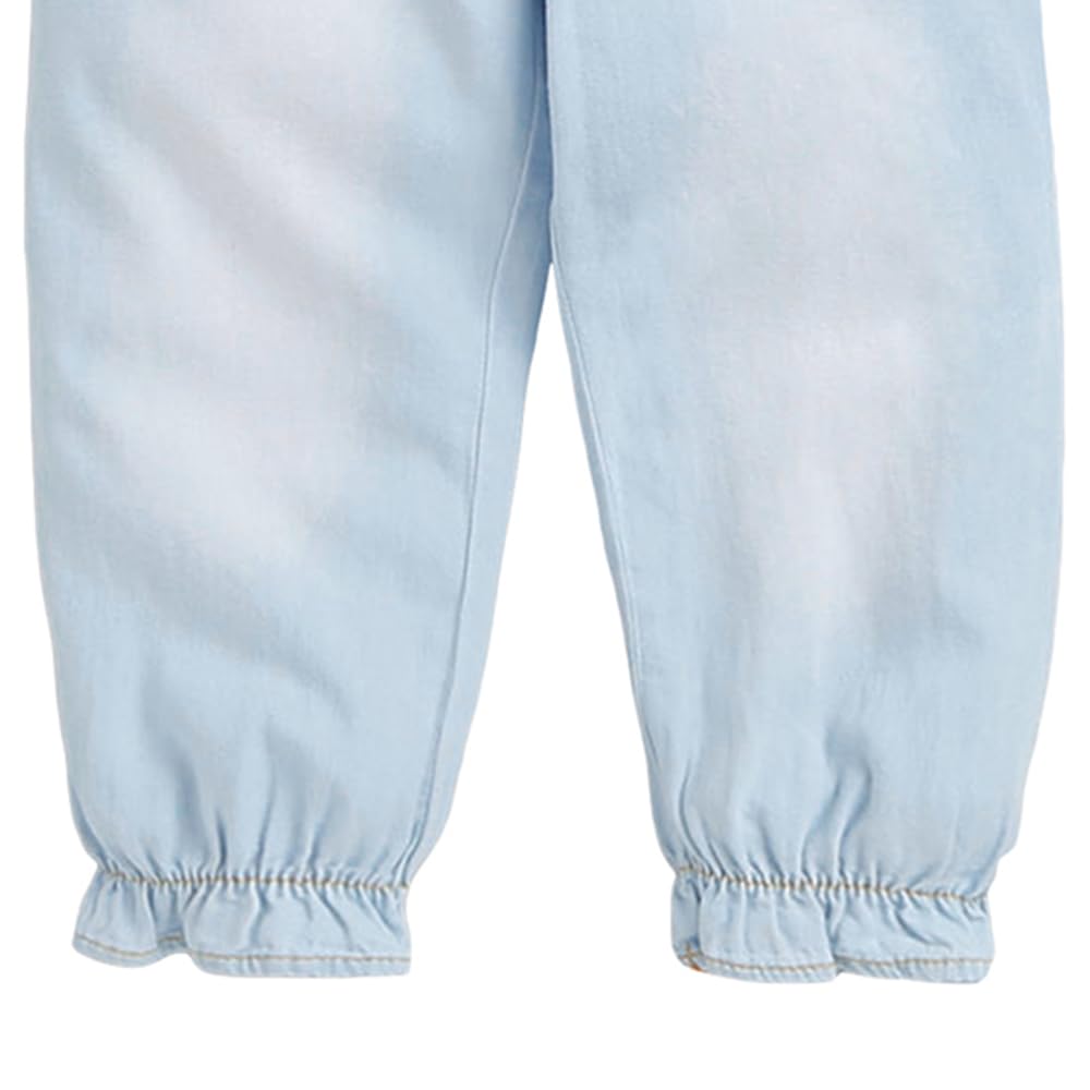 Hopscotch Baby Girls Regular Fit Jeans in Blue Color For Ages (12-24 Months)