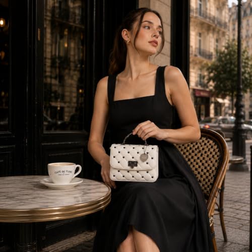 Caprese X Emily in Paris Ashley Medium Sling Bag|Crossbody & Shoulder Bag with Twist Lock, Multi-Compartment Interior, Adjustable Strap & Exclusive Metal Charm